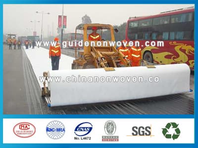 PET Nonwoven Fabric Geotextile for  Road